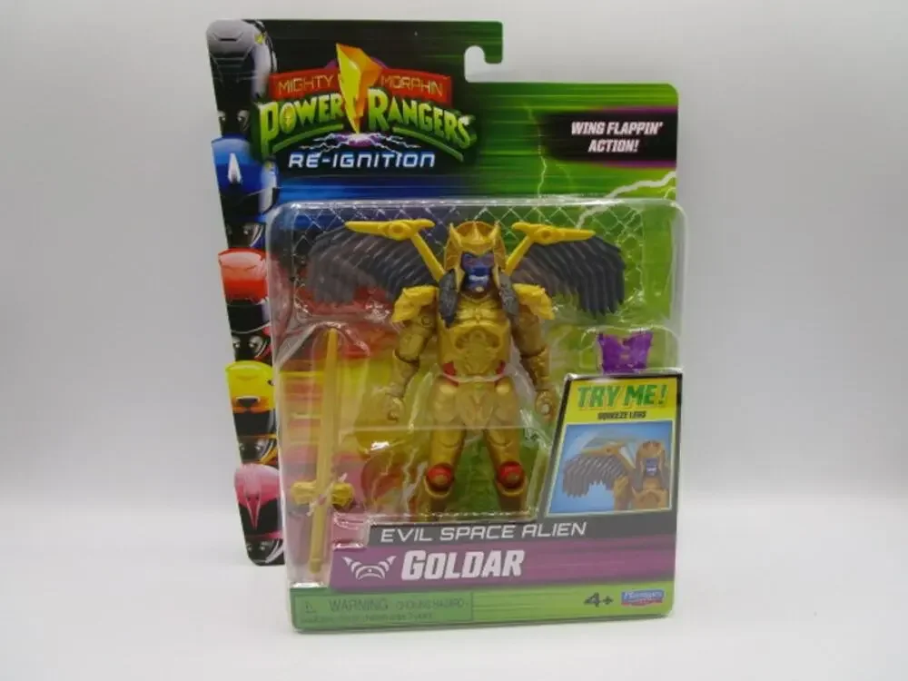 Mighty Morphin Power Rangers Re-Ignition Evil Space Alien Goldar Action Figure